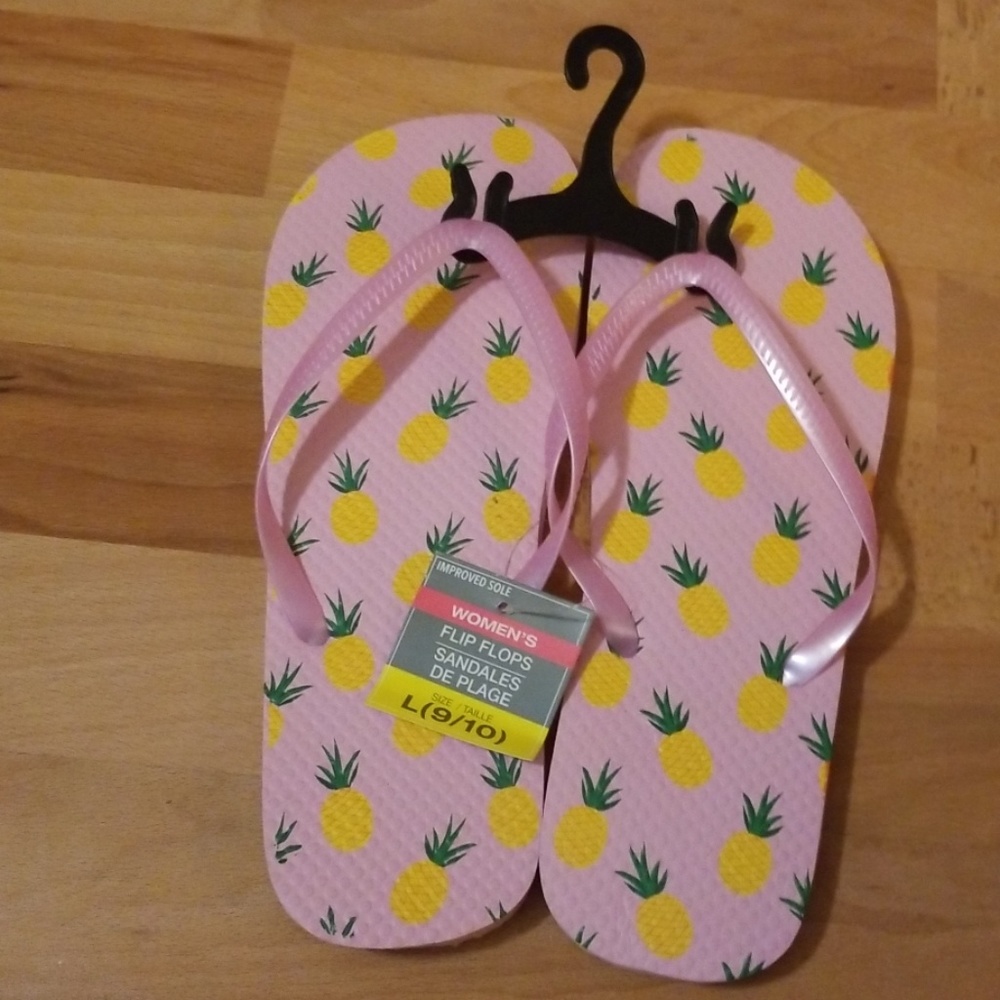 Pineapple Flip Flops